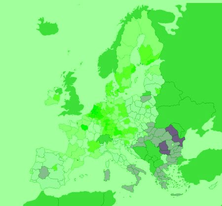 EU:s regionala konkurrenskraftsindex 2022 - Var är gräset grönast?